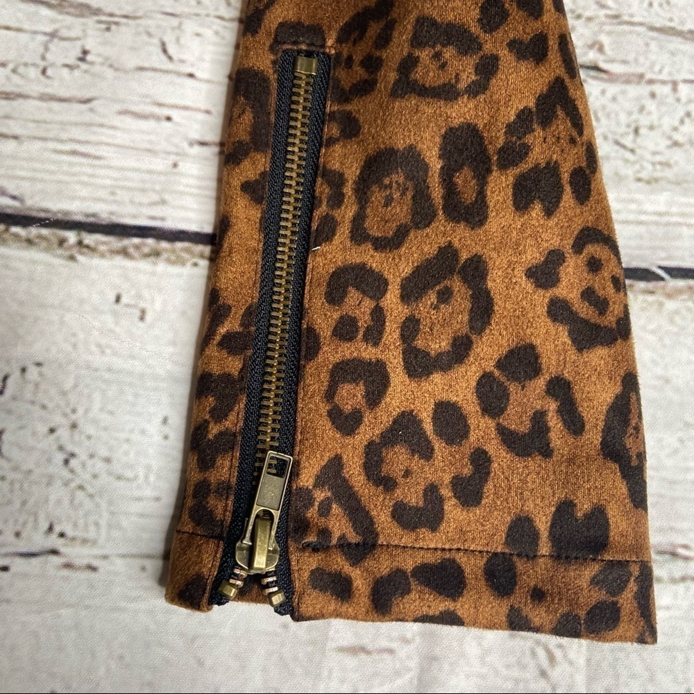 NWT Sanctuary Animal Print Moto Jacket Size M - Picture 5 of 9